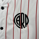 CAMISA DE BASEBOL DO RIVER PLATE 25/26 BRANCO E VERMELHO